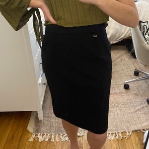 Calvin Klein Pencil Skirt Black